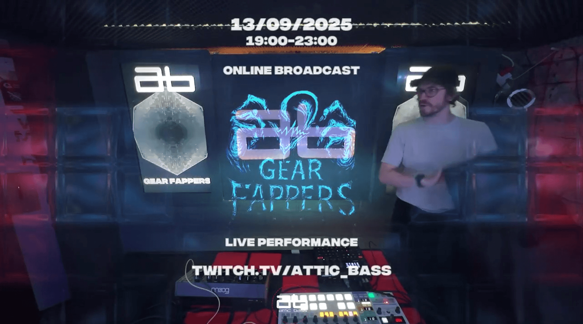 Gear Fappers LIVE: Techno, Minimal & Dark Experimental Jam - gearfapper cover image